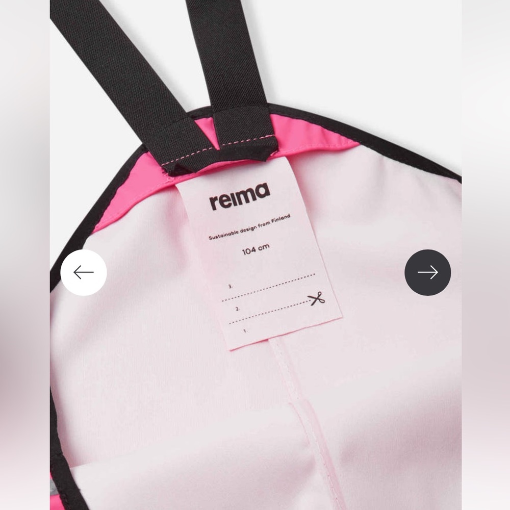 Reima Little Girls Rain
Pants - Lammikko - Picture 5 of 11